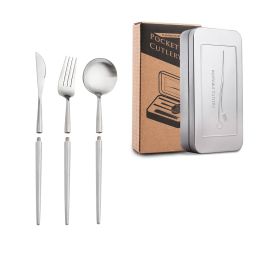 Stainless Steel Removable Portuguese Portable Knife Fork And Spoon Chopsticks Set