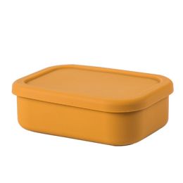 Silicone Lunch Box With Three Compartments