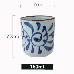 Creative Hand-painted Straight Ceramic Cup Tableware