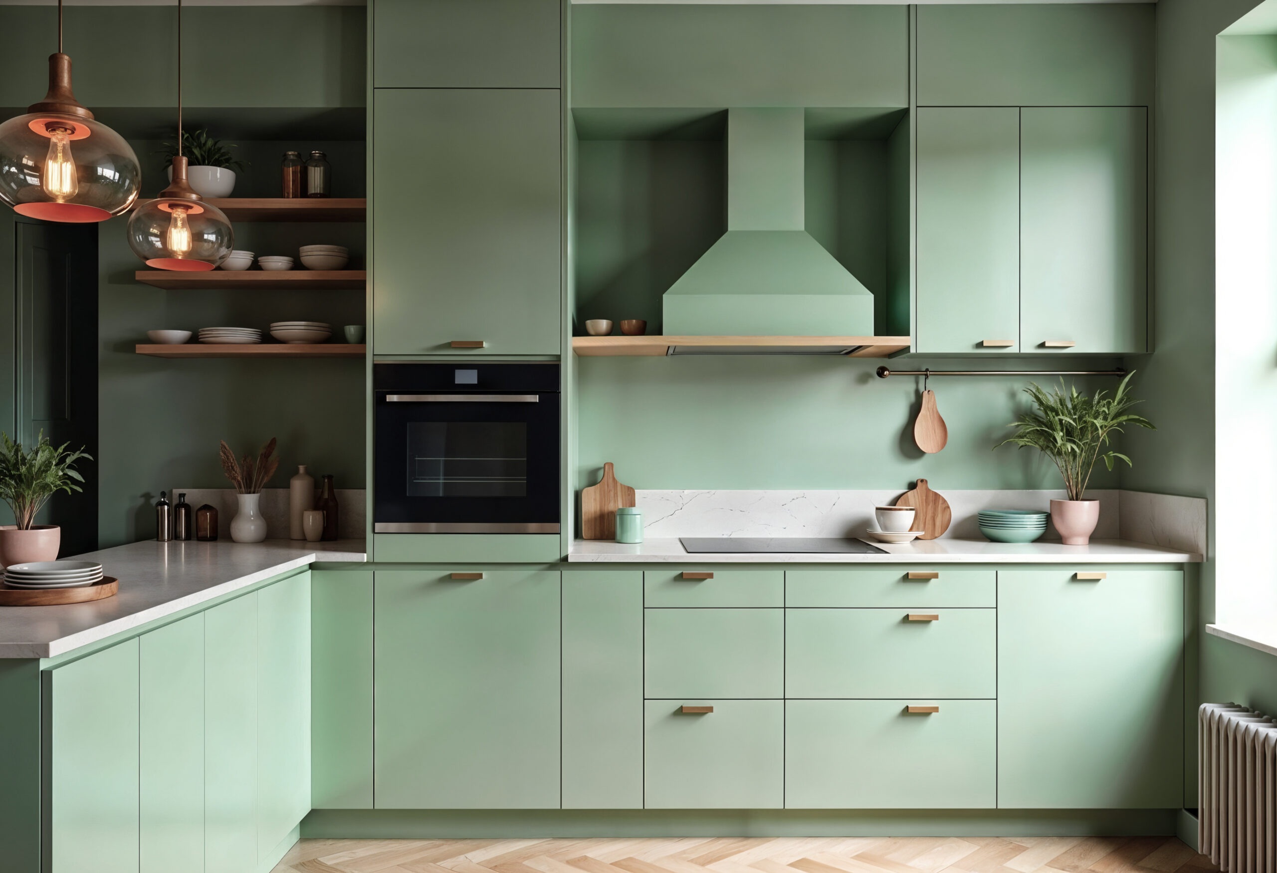 Teal Color Kitchen Appliances Feel Timeless