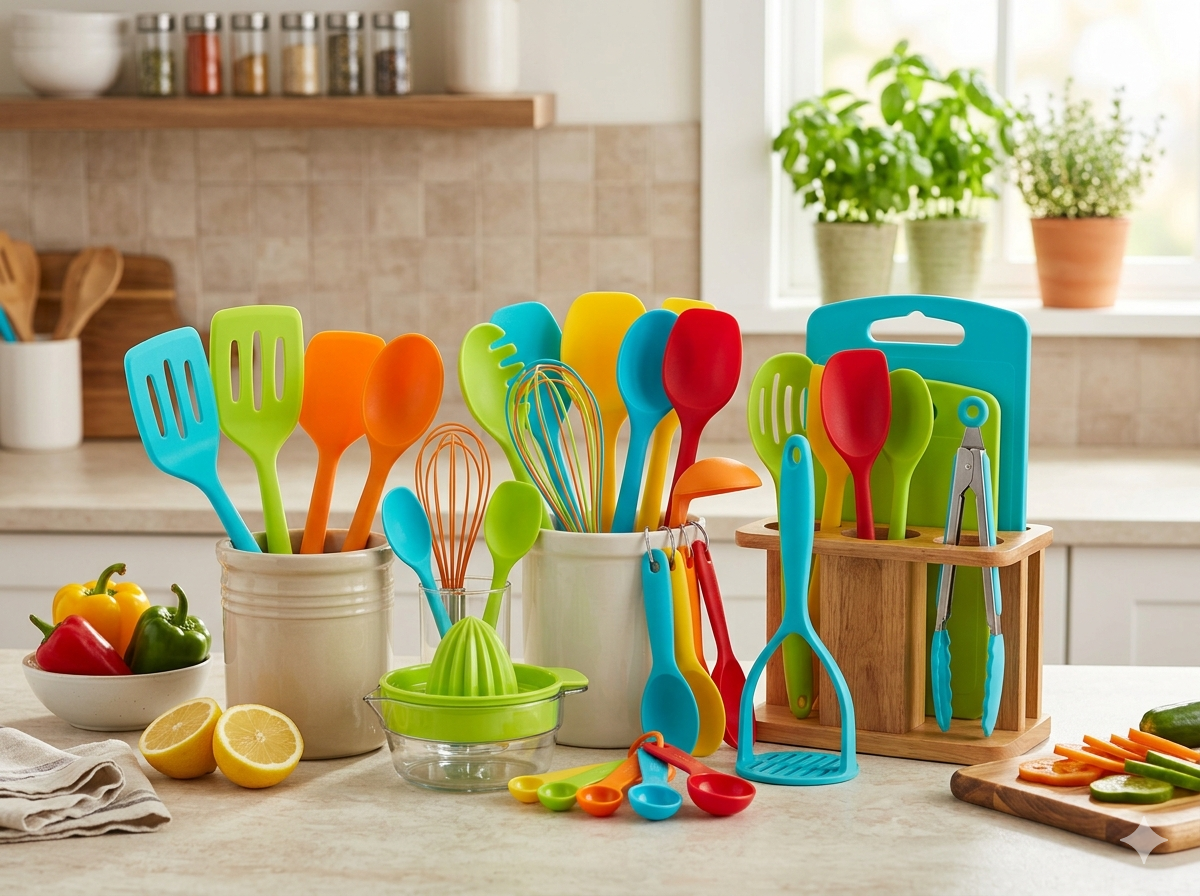 plastic kitchen tools