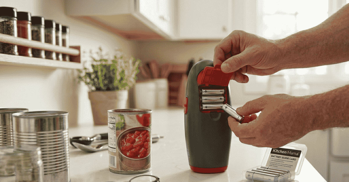 kitchen mama can opener batteries
