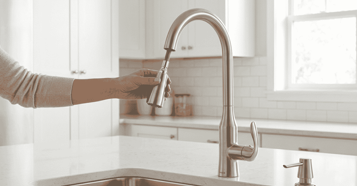 moen cadia pulldown kitchen faucet