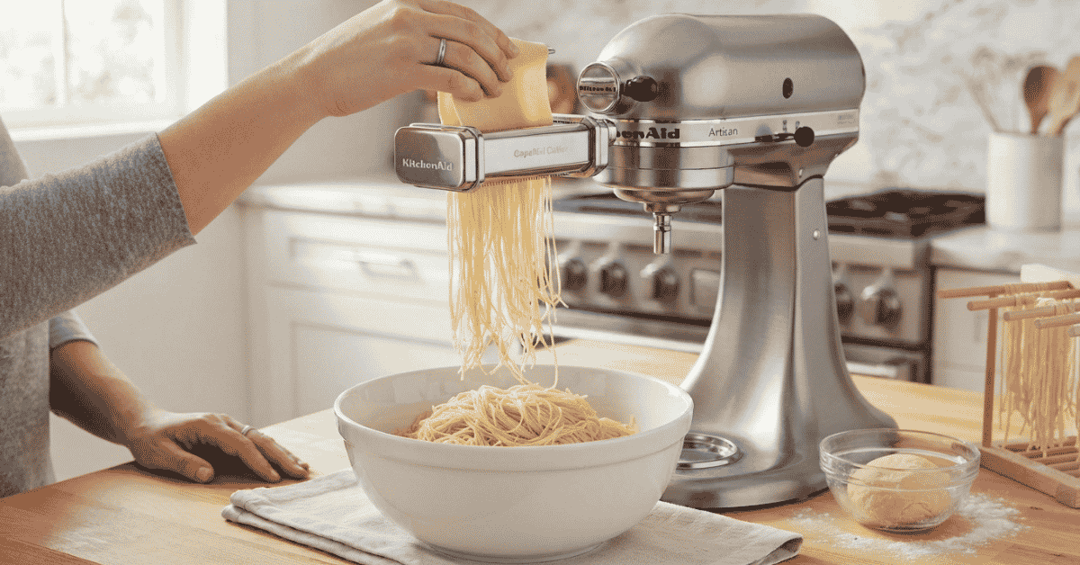 KitchenAid Capellini Cutter: Silky, Happy Noodle Magic