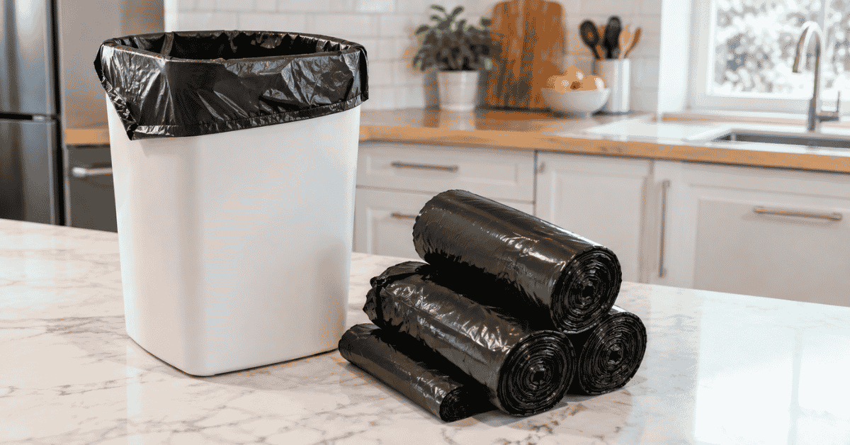 My Secret Kitchen Garbage Bag Size Hack