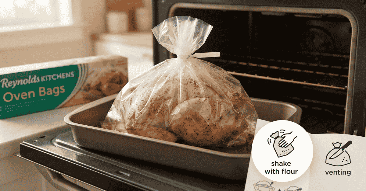 reynolds kitchen oven bags instructions