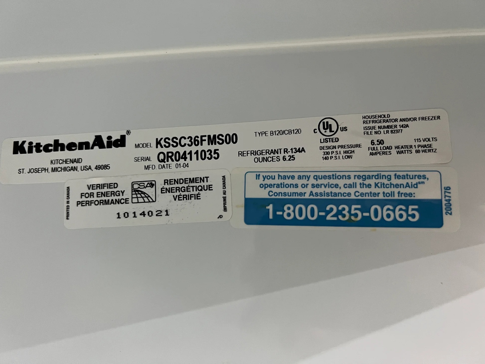 Kitchen Aid Phone Number